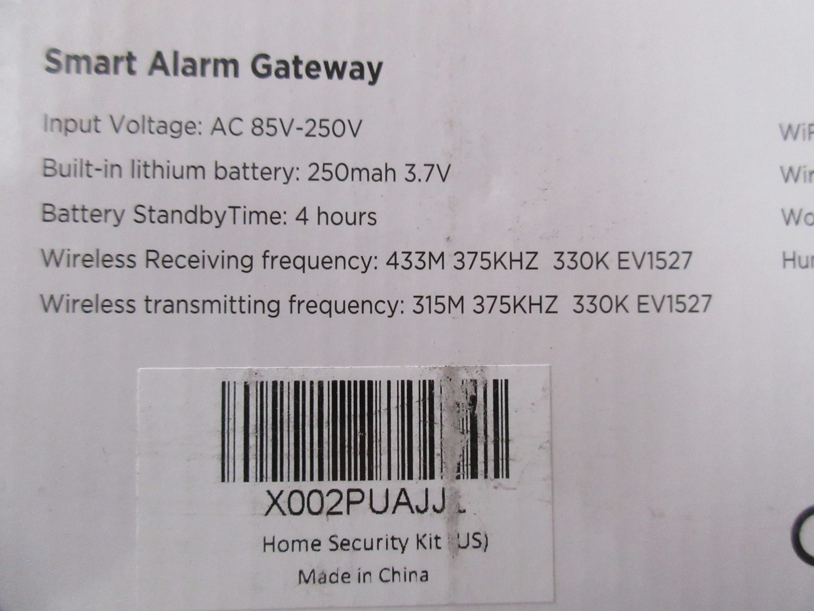 Tuya WiFi Smart Gateway Alarm Wireless Connection Smart Home Security Alarm Sire