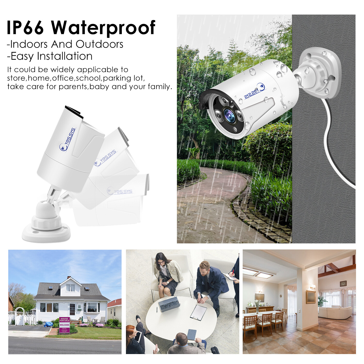 Compatible Hikvision 4K Ultra 8MP PoE ColorVu 2.8mm Lens Security Camera NVR