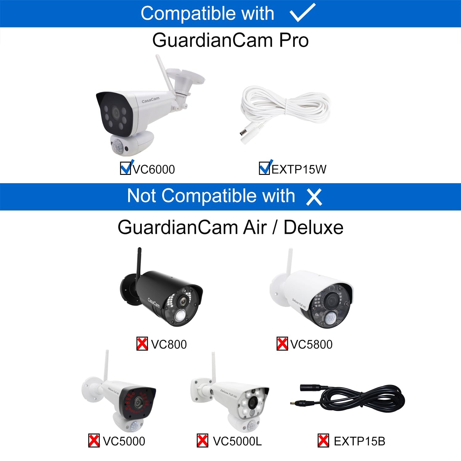 CasaCam Wireless Security Camera System Pro | 10.1” Touchscreen 4-Cam kit