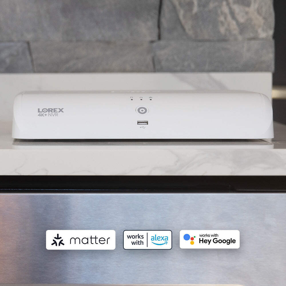 Lorex 4K 16 Camera Capable (8 Wired + 8 Fusion Wi-Fi ) 2TB Wired NVR System with