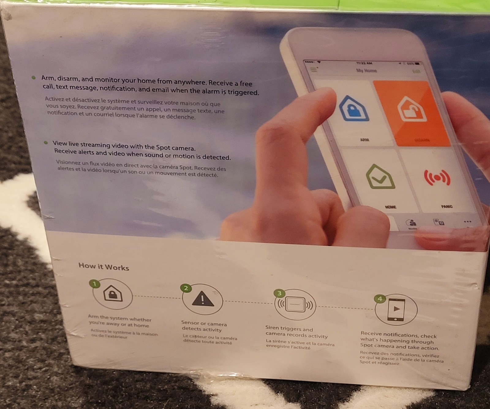 New ISmartAlarm Smart Home Security System Starter Sealed