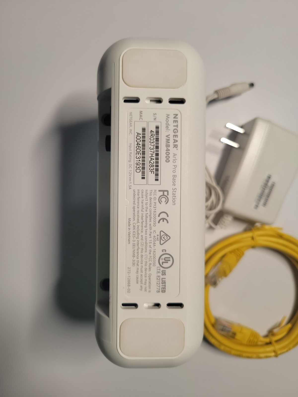 Netgear Arlo Base Station VMB4000 W/ Power Cord INCLUDED