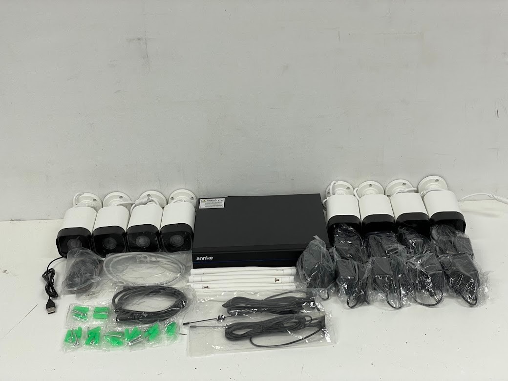 ANNKE Wireless Camera System, 16CH 4K Security NVR, 8Pcs 3MP Outdoor Cameras