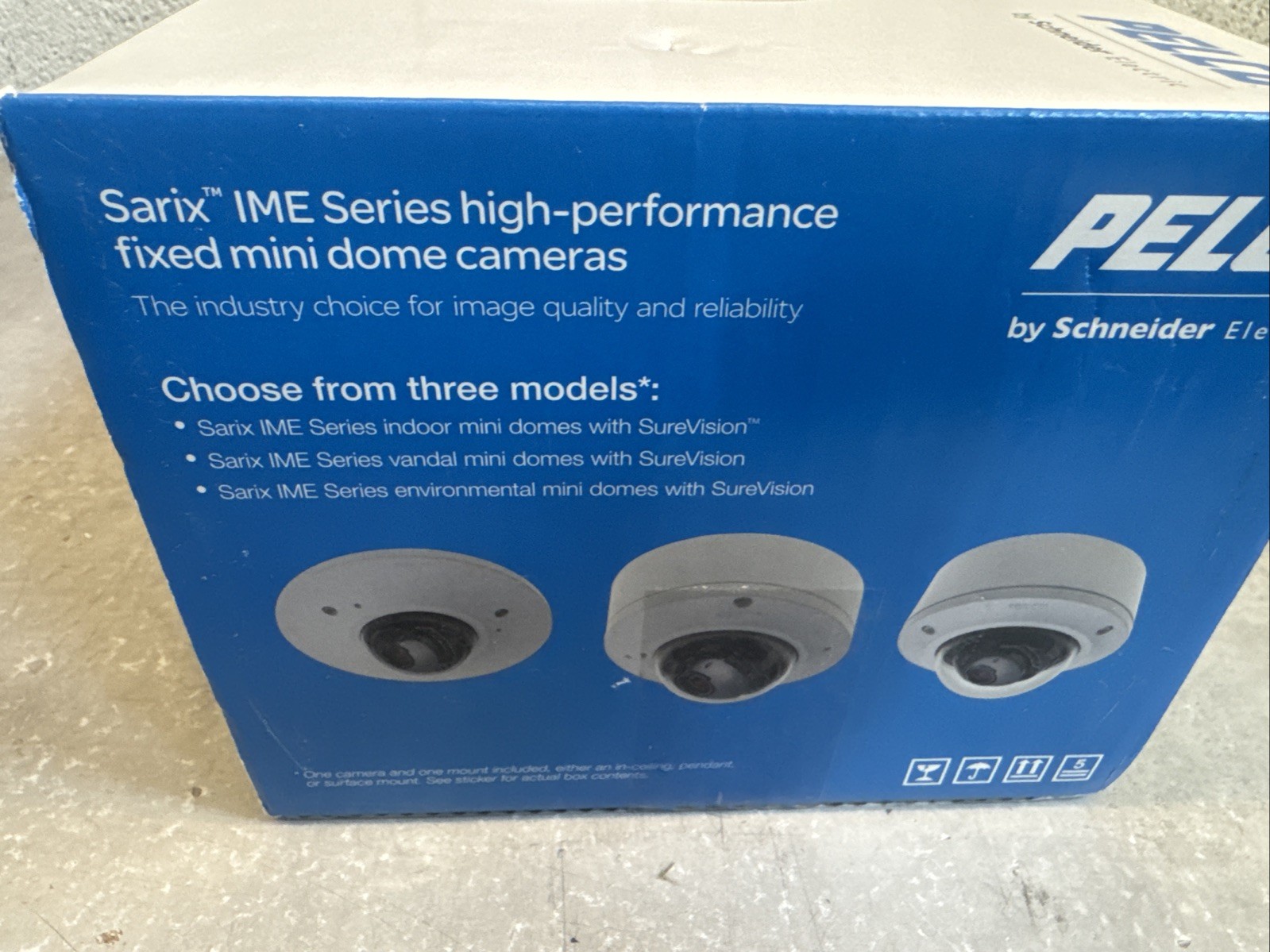New Open Box – Pelco IME119-1ES SARIX Fixed Dome Camera | Sarix IME Series