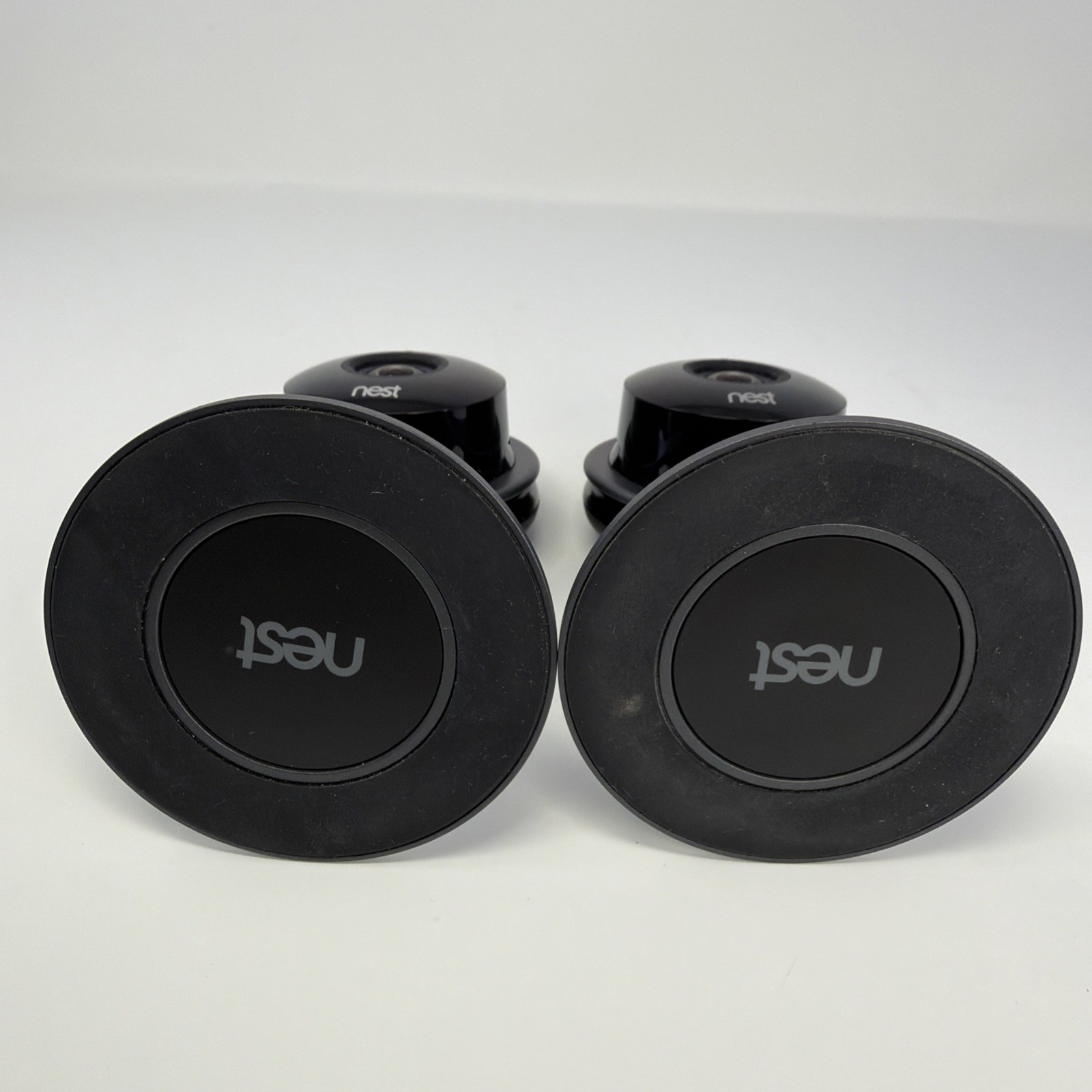 Google Nest Cam Indoor Security Camera A0005 1st Gen W/Stand – No Cord Lot Of 2