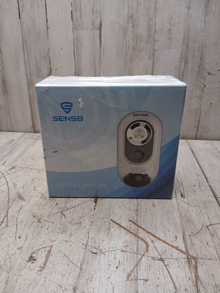 SENS8 Home Security Light Camera WiFi Motion Sensor Speaker & Siren