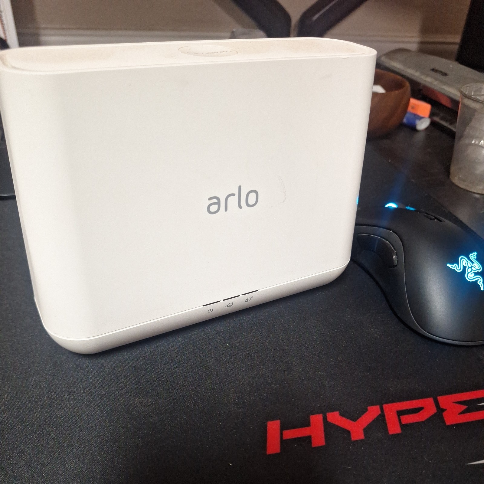 Arlo Ultra 2k 4k Pro 2 3 VMB4000 Smart Hub Base Station Used with power cable.
