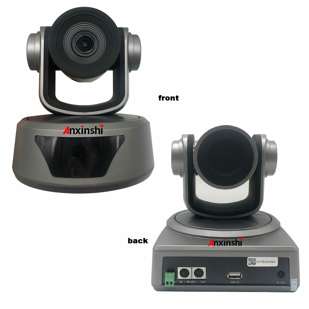 Onvif 1080P 60fps 30X Optical PTZ Video Conference Camera HDMI IP SDI 3 Output