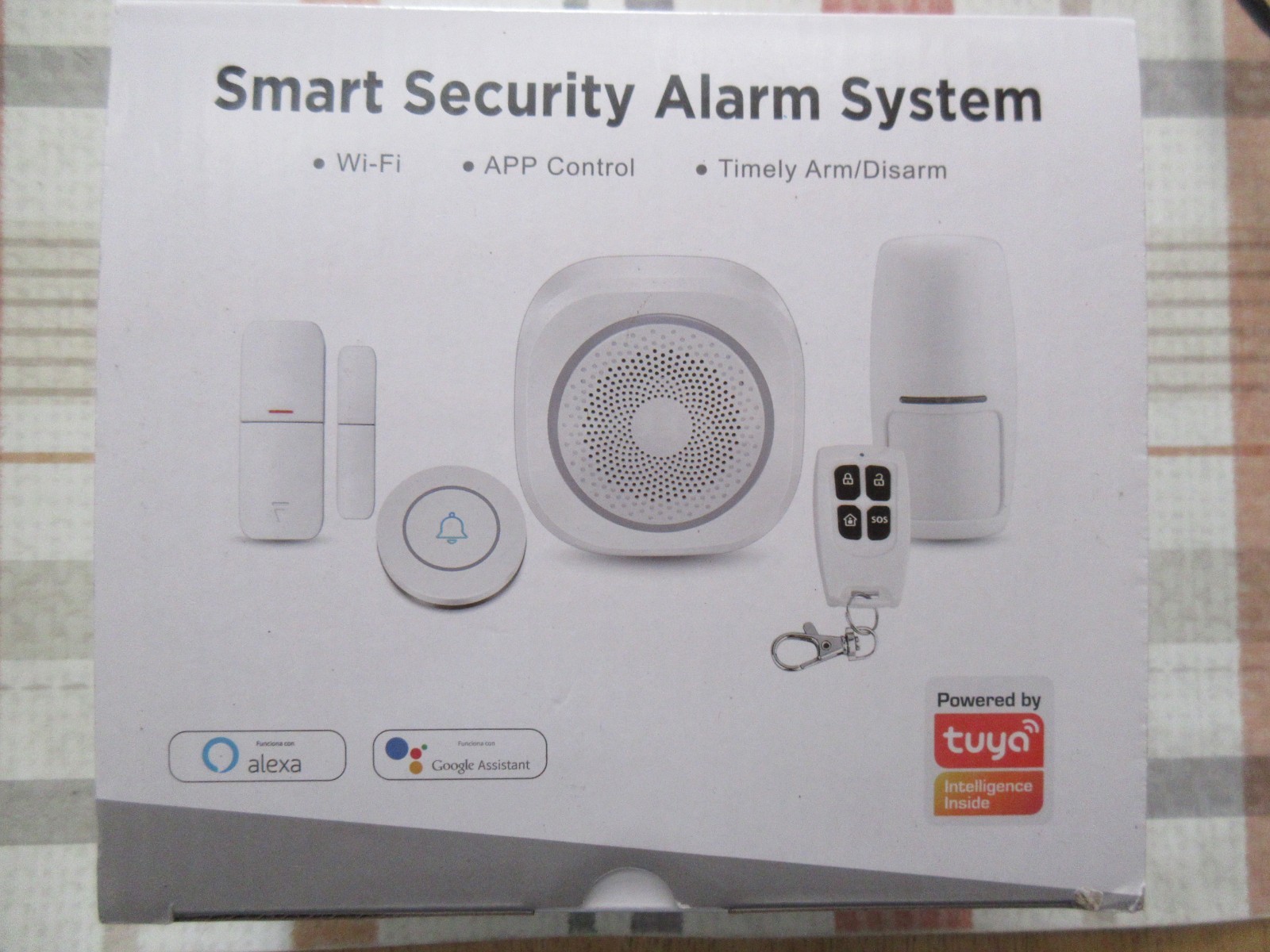 Tuya WiFi Smart Gateway Alarm Wireless Connection Smart Home Security Alarm Sire