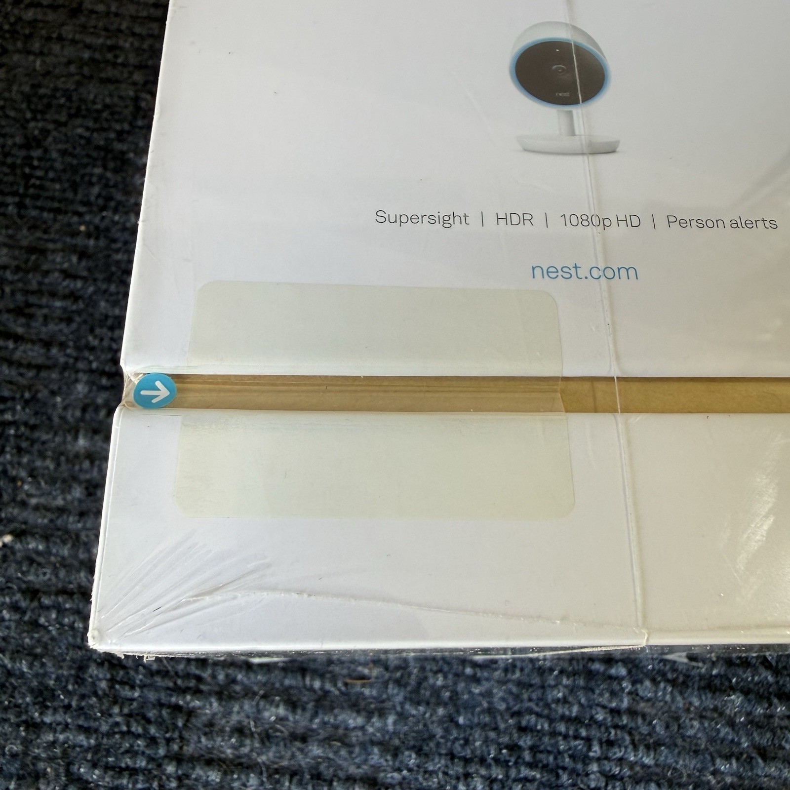 Google Nest Cam IQ Indoor Full HD Wi-Fi Home Security Camera Model NC3100US New