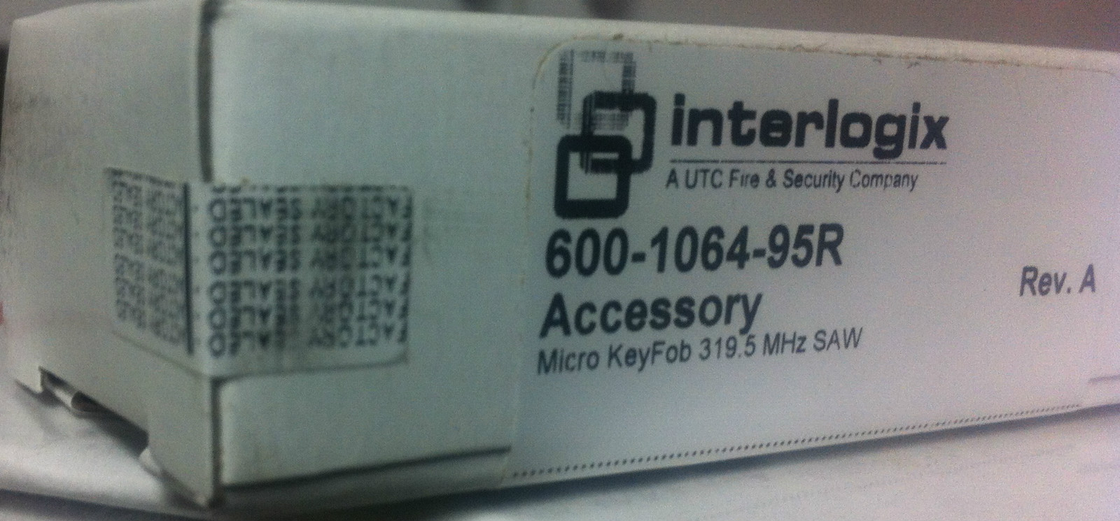 Brand New GE Interlogix 600-1064-95R Micro 4 Button Wireless Remote Keyfob Simon