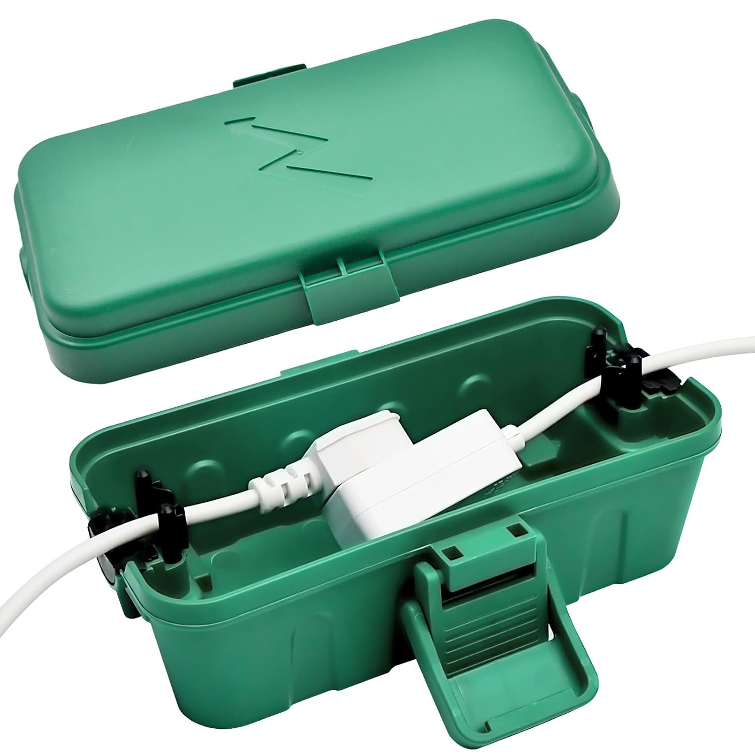 Hrensaw Small Weatherproof Electrical Connection Box(Inner 5.5 x Small, Green