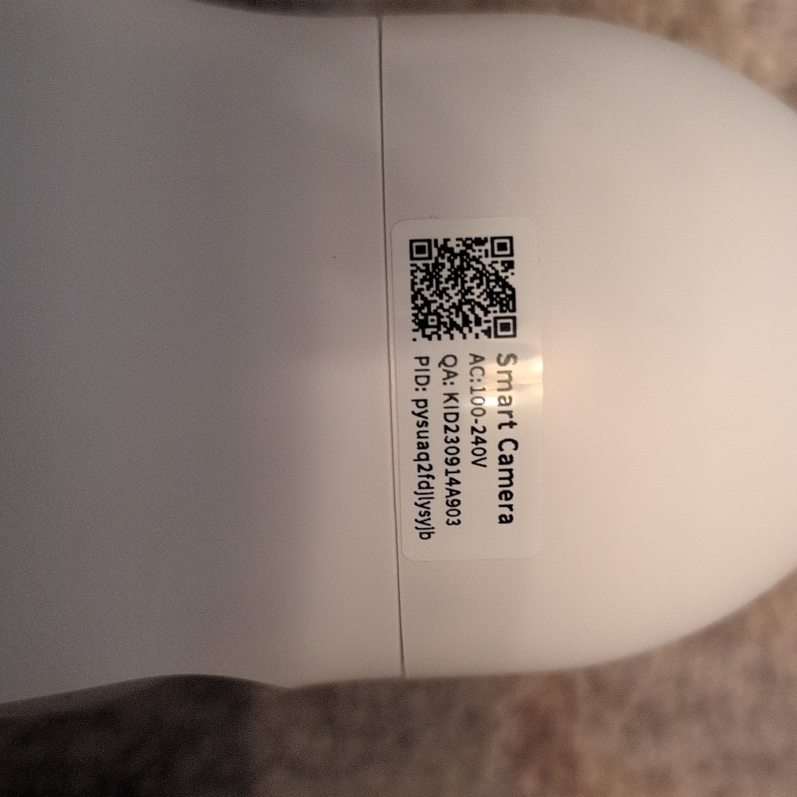 LaView Smart Camera Wi-Fi Light Bulb IP Security Camera Indoor/Outdoor White