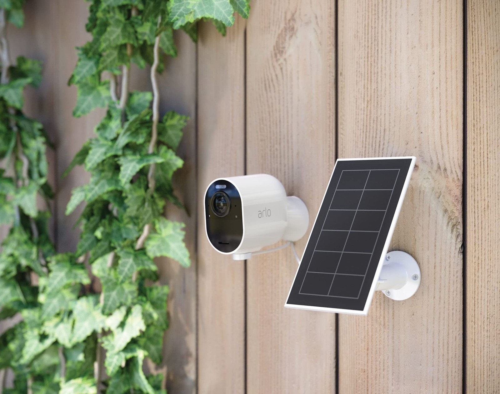 Arlo Solar Panel Charger for Arlo Ultra / Pro 3 Security Cameras – White/Black