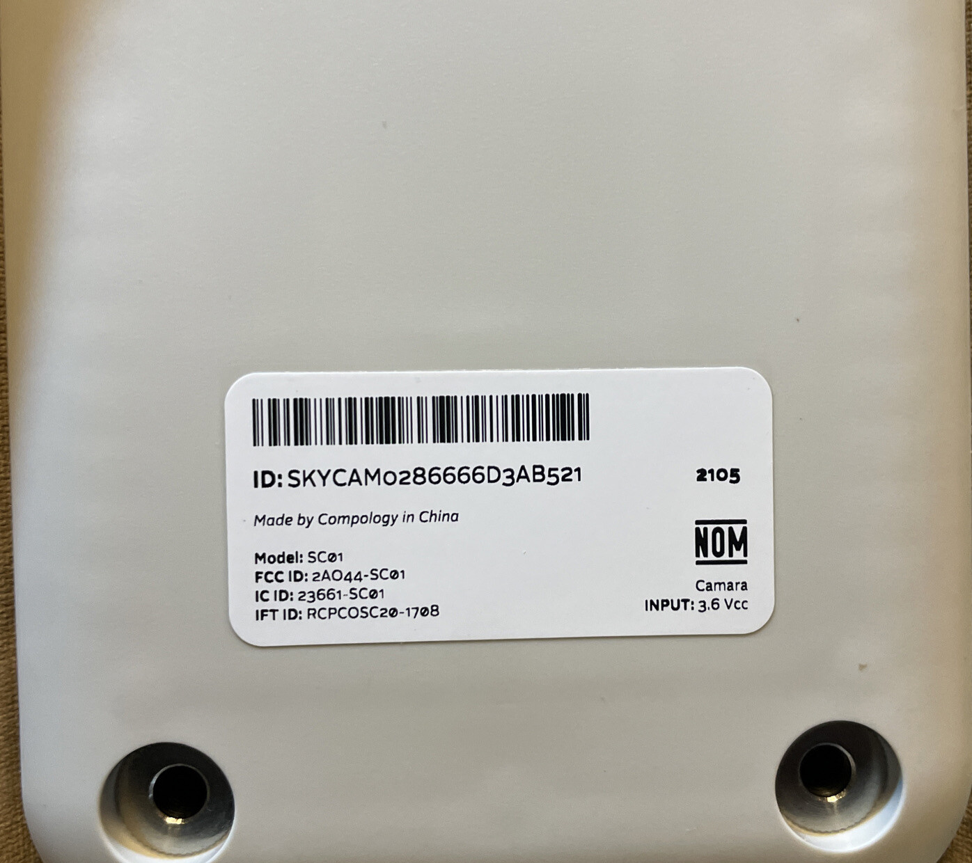 SKY CAMERA SC01 SKYCAM0286666D3AB521. #M14