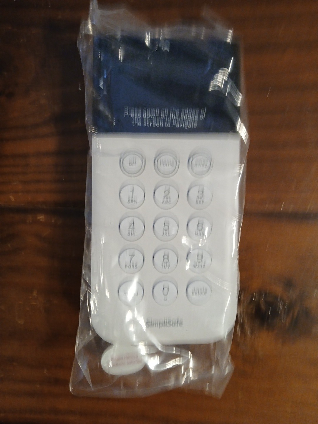 SimpliSafe KP3 Home Security System Keypad Remote White Model SSKP3 Tested