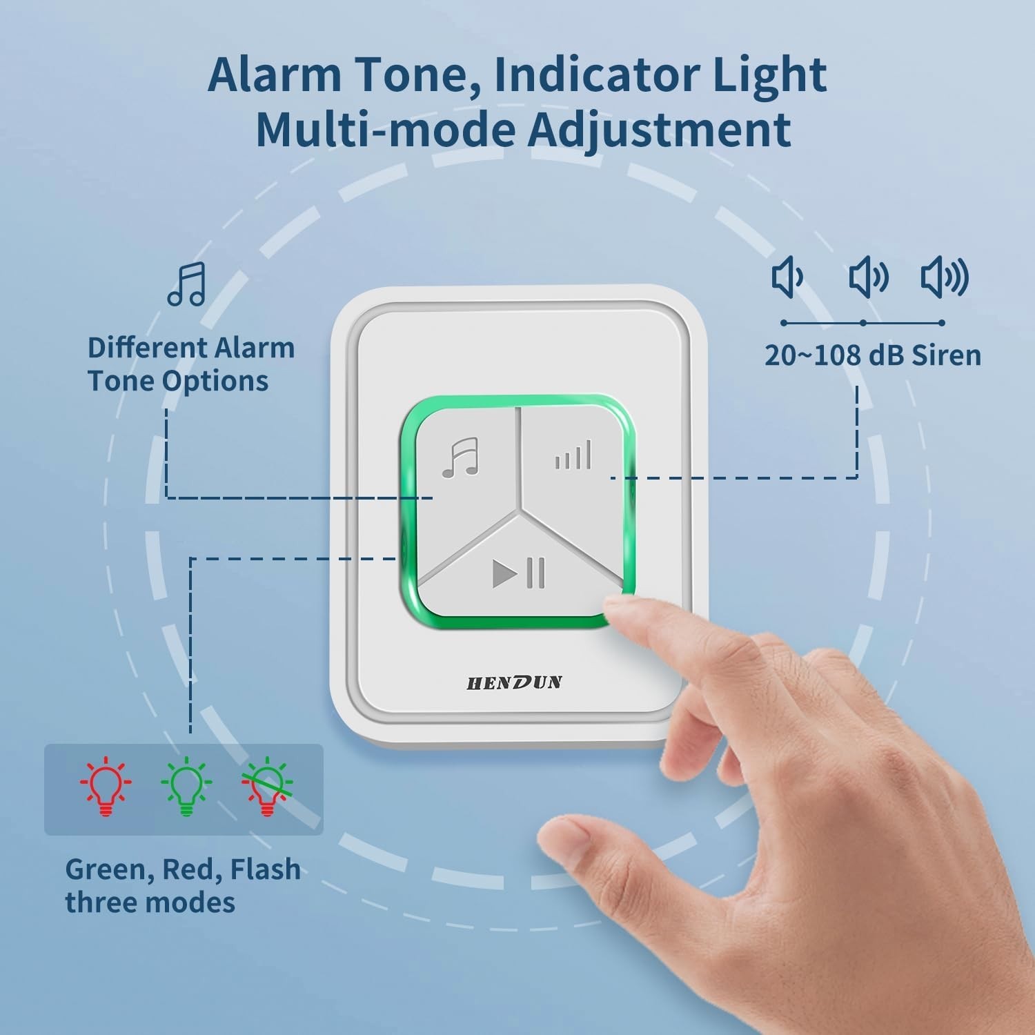 Essential Power Failure Alarm with LED Voltage Indicator for Household Devices