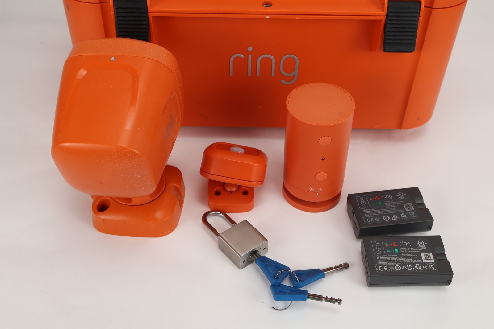 Ring Jobsite Security Case 5F37E9 IP54 Camera Light Batteries PARTS/REPAIR
