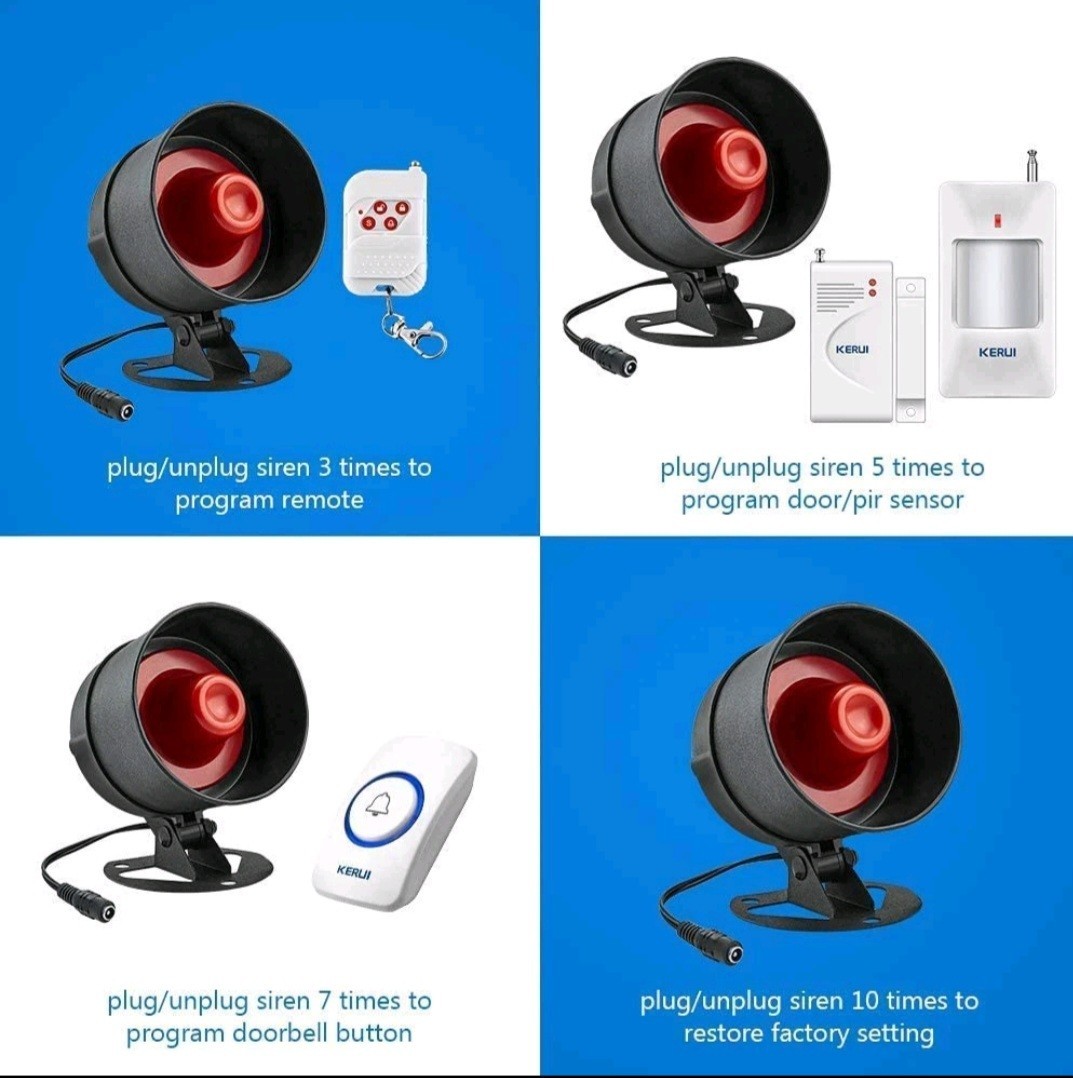 KERUI Upgraded Standalone Home Office Shop Security Alarm System Kit Wireless