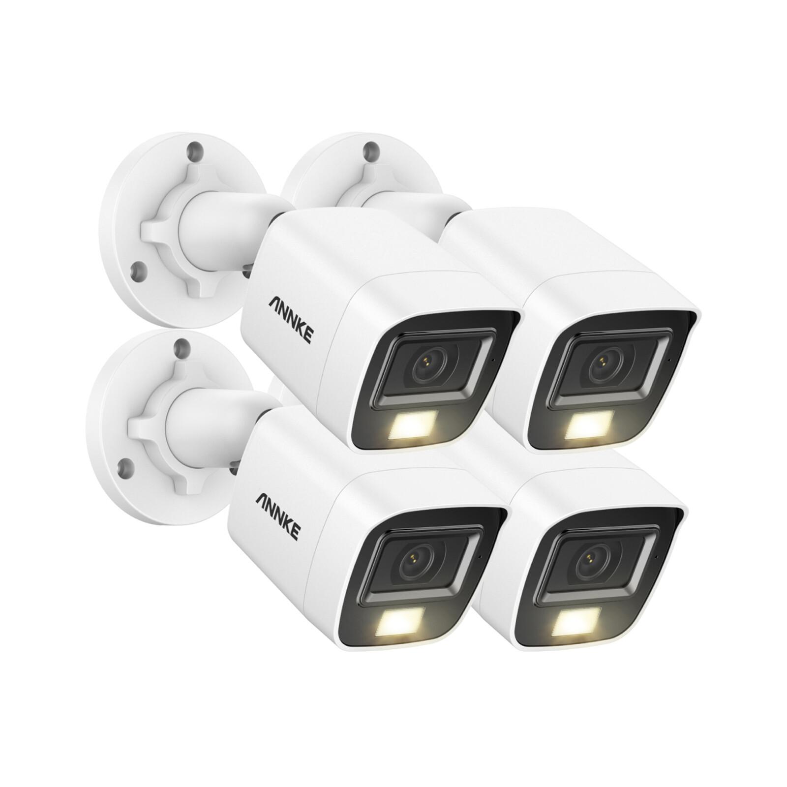 ANNKE 3K CCTV Security Camera 5MP Outdoor AI Color Night Vision Audio Recording