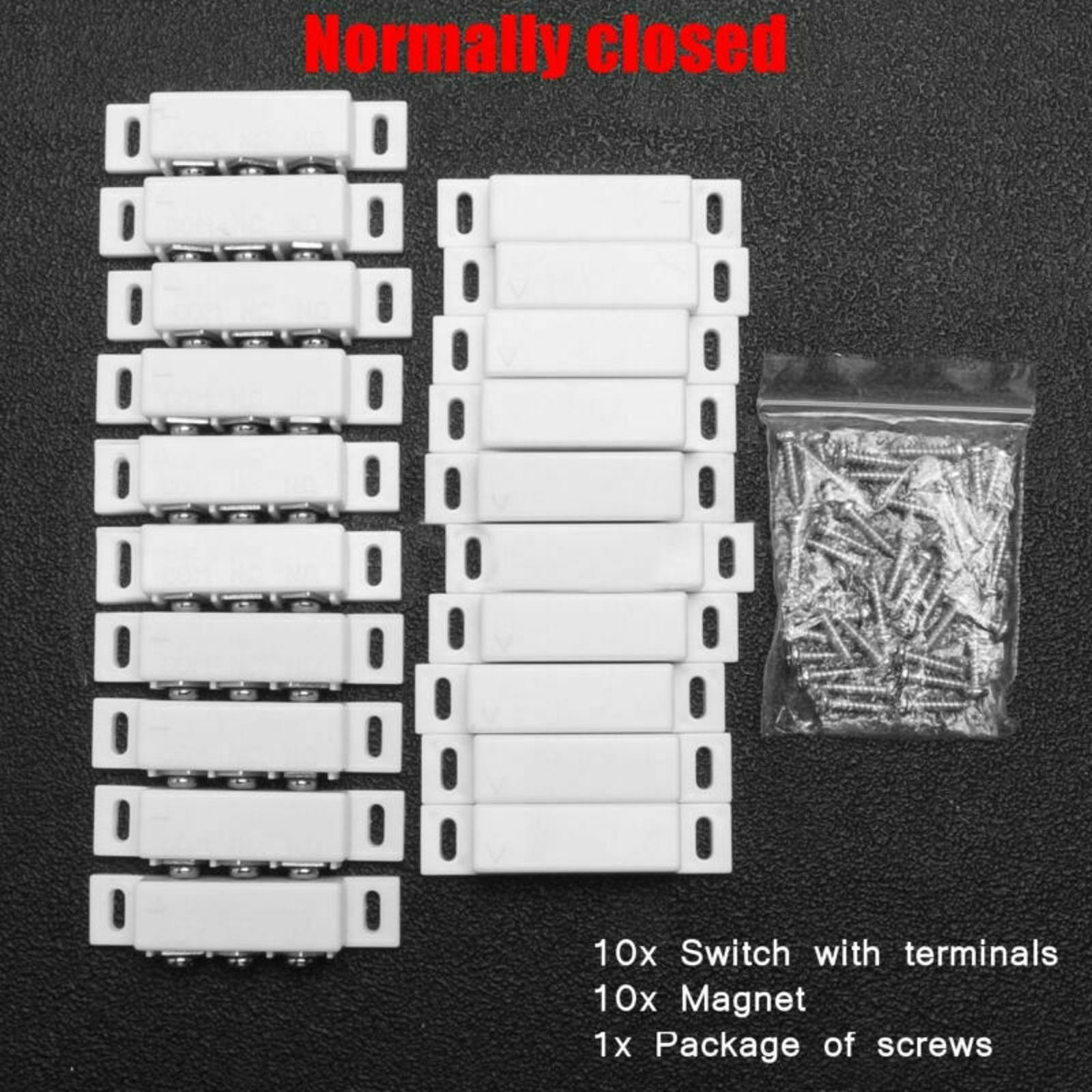 10*31B For Security Magnetic Reed Switch NC NO Combined Door Contact Sensor C