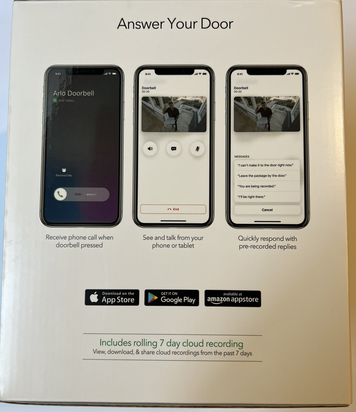 Arlo Smart Home Pro HD Camera Plus Audio Doorbell and Chime System