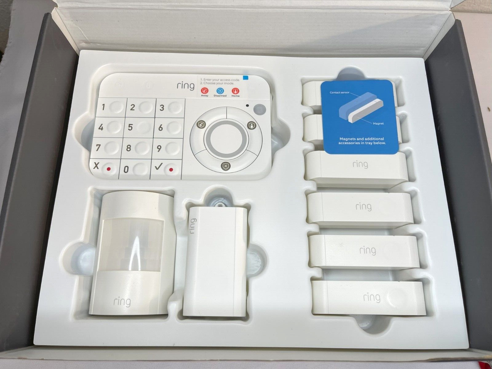 Ring Alarm Wireless Security Kit Home System 10 Piece – Authentic New Display