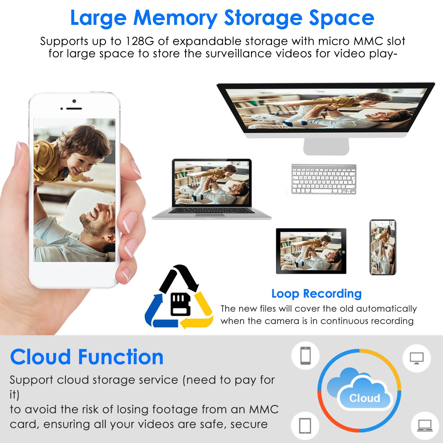 1Pc E27 WiFi Bulb Camera 1080P FHD WiFi IP Pan Tilt Security Surveillance Camera
