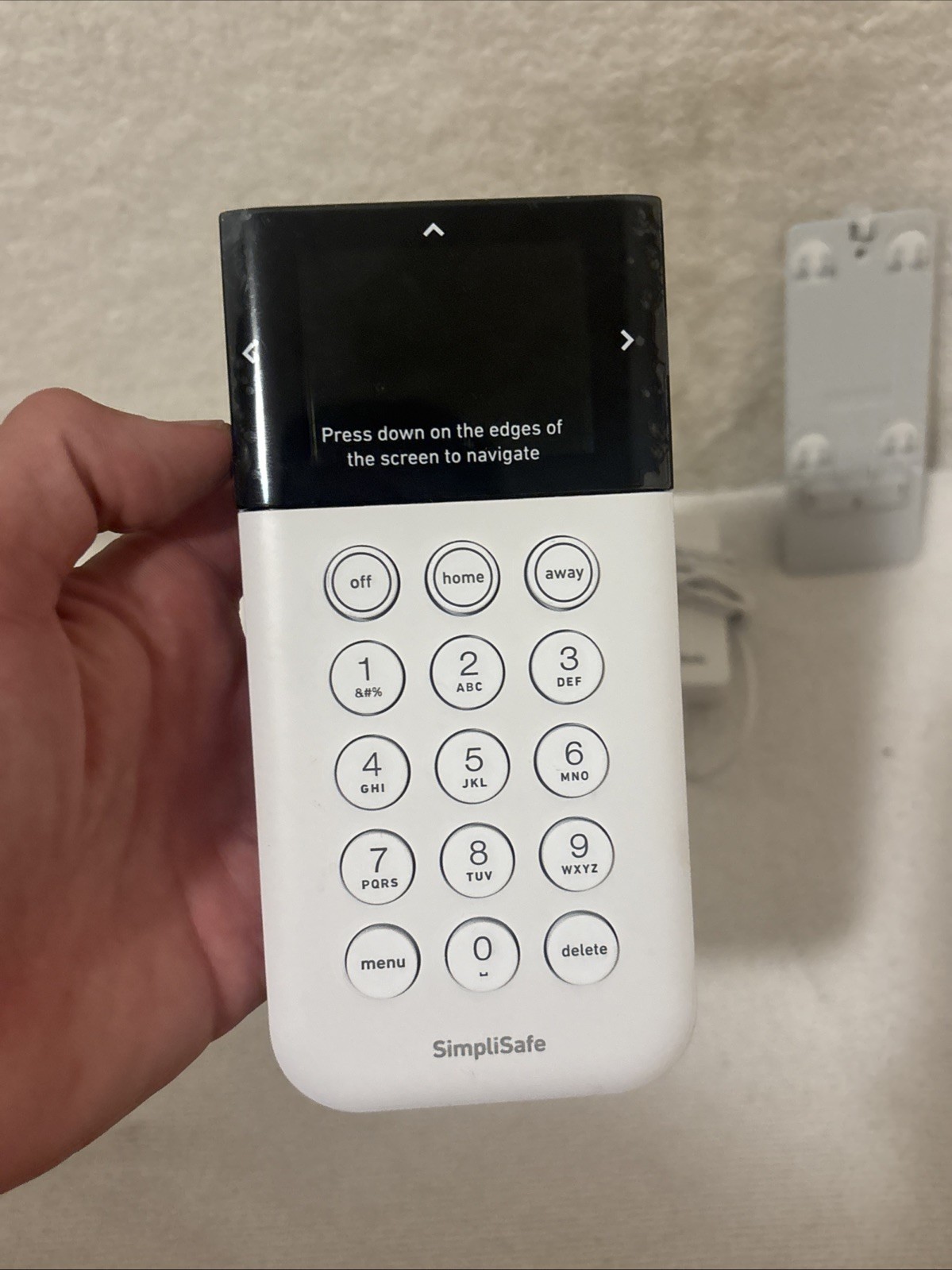 SIMPLISAFE 3RD GEN BASE STATION HOME SECURITY W KEYPAD SSKP3 WORKS! READ DESC