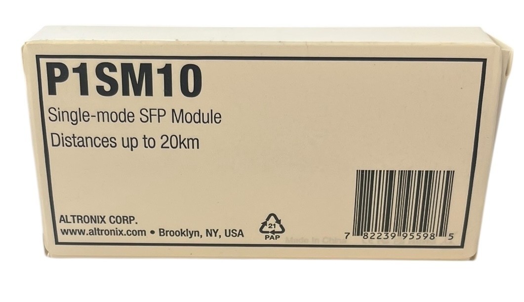 Altronix P1SM10 Single-mode SFP Module Distances up to 20km