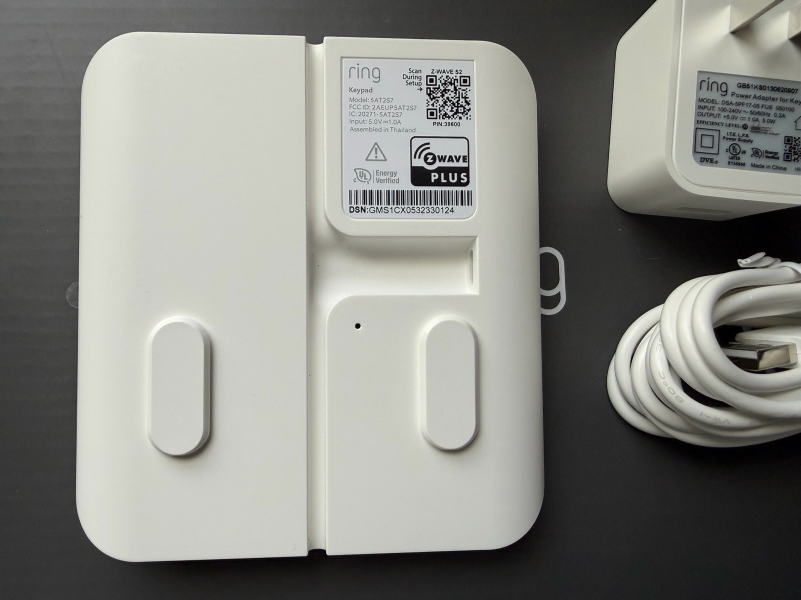 New Ring Keypad (2nd Gen) for Ring Alarm Security System (5AT2S7)