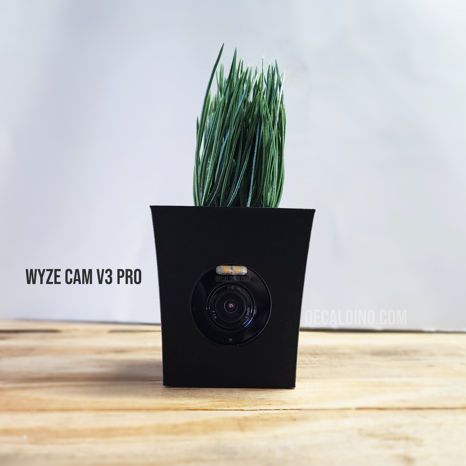 Plant Vase Case for Wyze Cam V3 / V3 Pro – Roku Home Shelf Cover Nanny