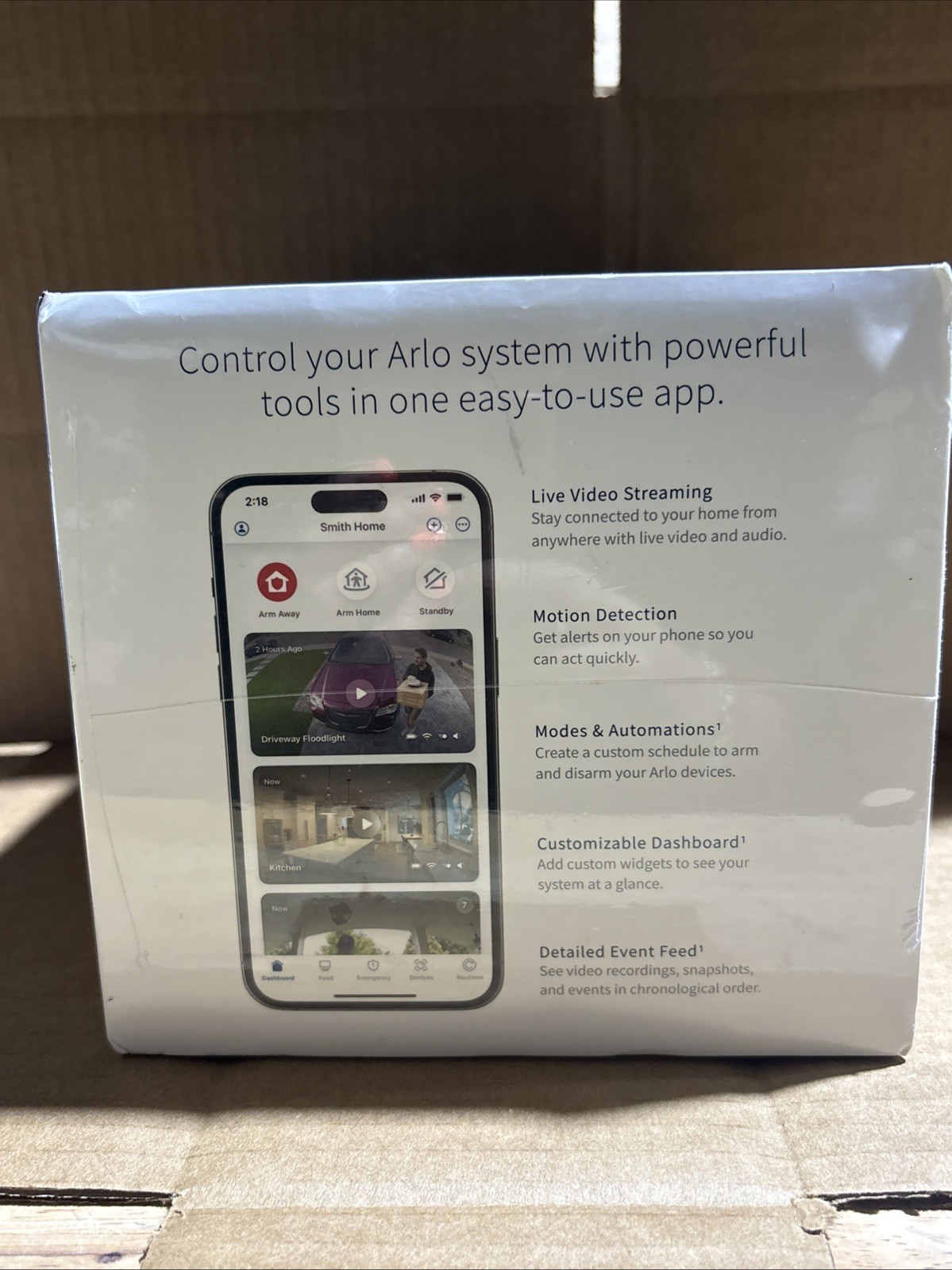 #Arlo Pro 5S Spotlight Wireless Security Camera 2K HDR Dual-Band Wi-Fi – 3 Pack