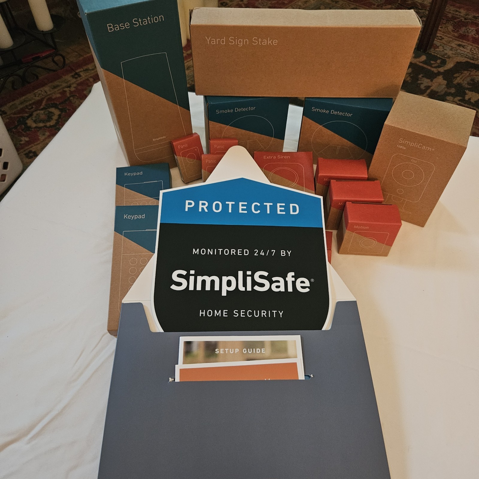 26 Piece SimpliSafe Security System – ModelSSCS3 Base, Plus Extras, New In Box