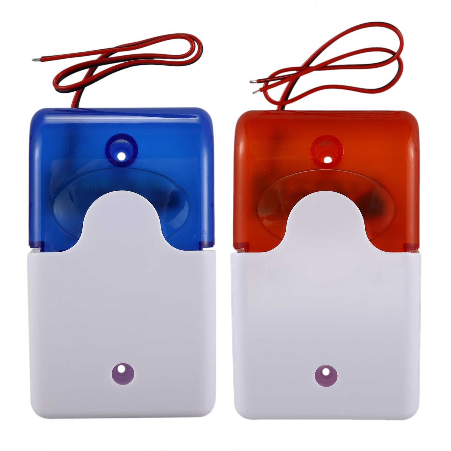 Wired Strobe Warning Siren Dc 12V Sound Alarm Flashing Light Sound Siren2680