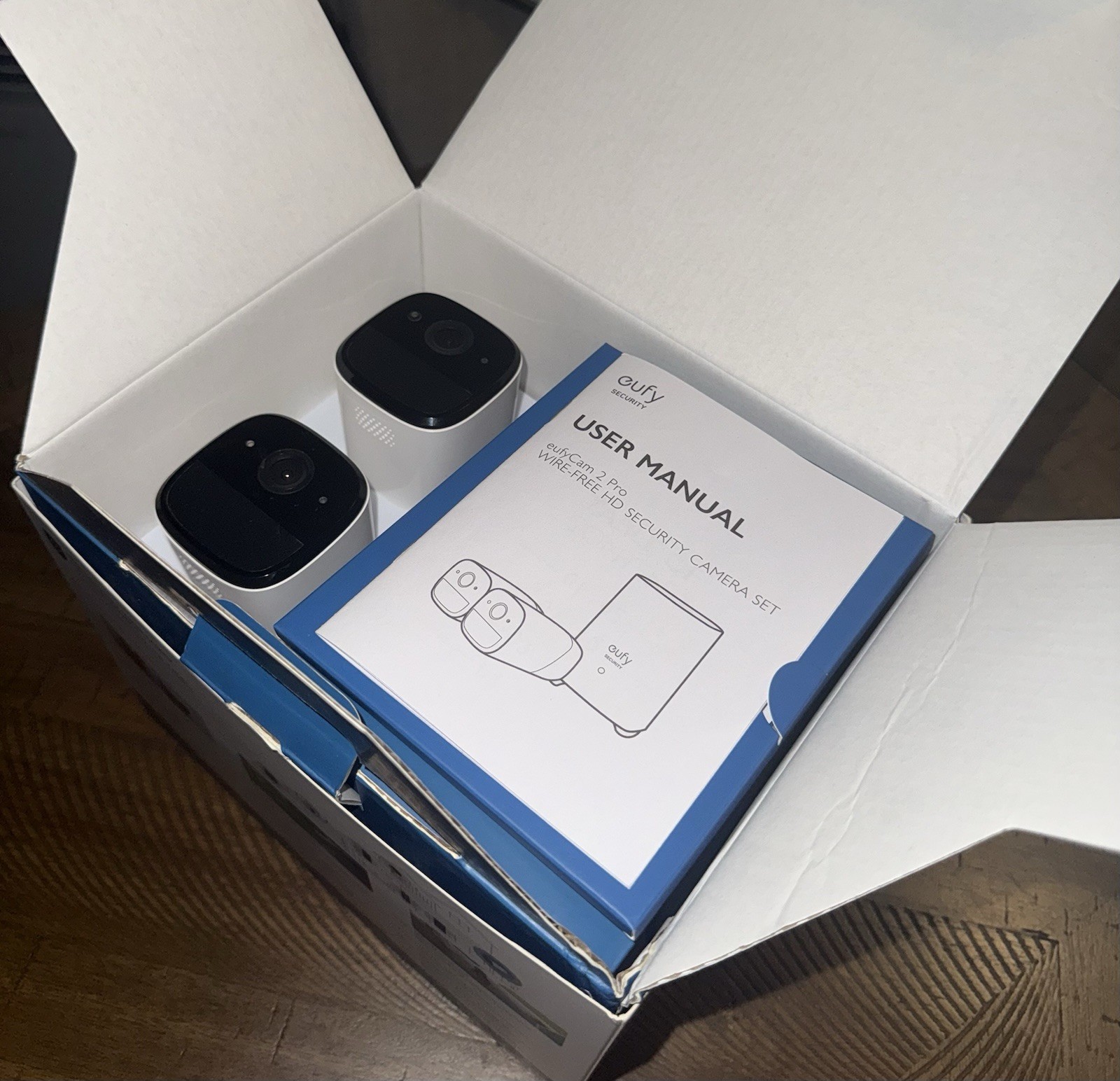 ANKER EUFY SECURITY 2 CAMERA KIT, eufyCam2, 1080P, 365 Day Battery T81141D1 New