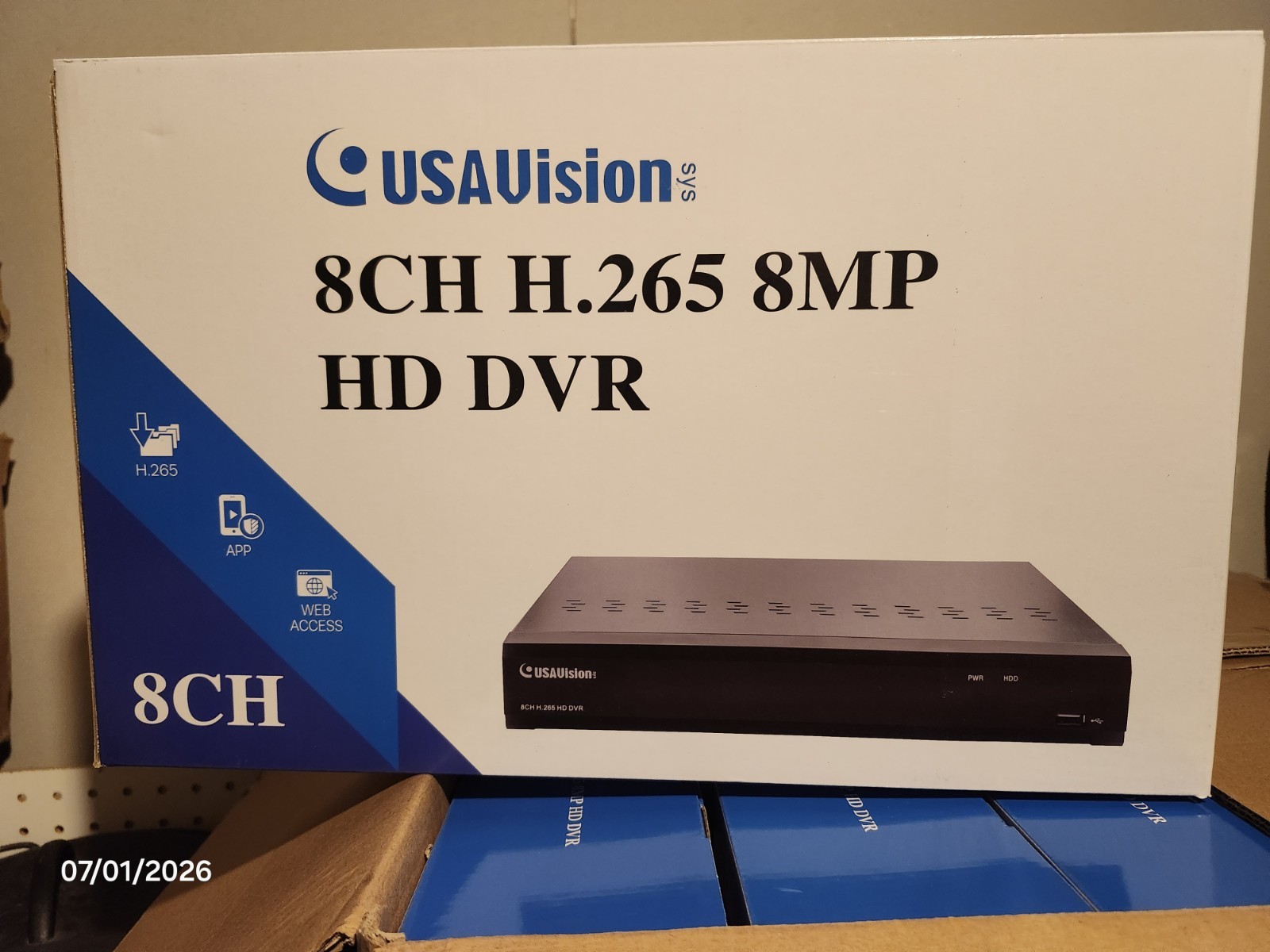 Uas Vision 8mp Nvr Analog Encoder. 8channel New