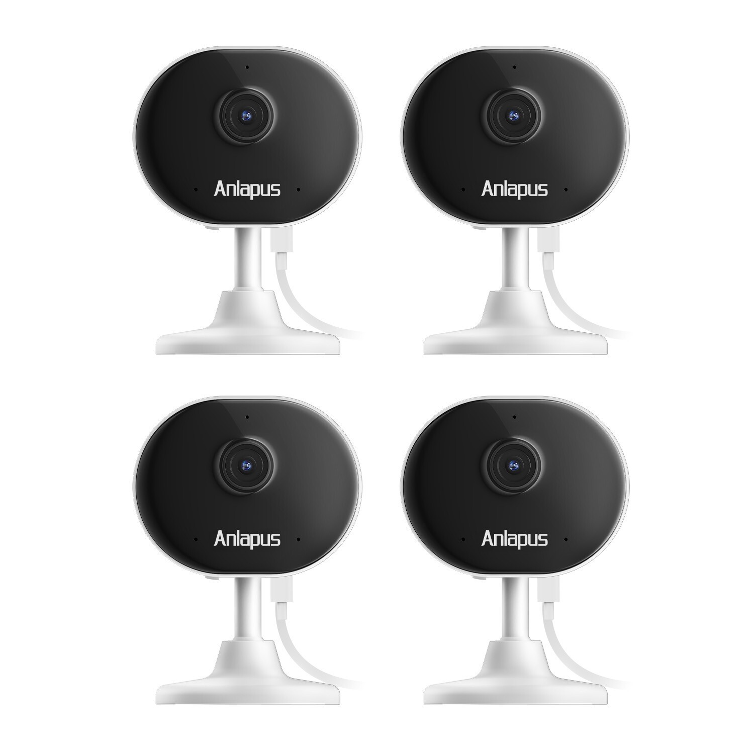 ZOSI 4Pcs Security WiFi Camera 2MP Baby/Pet Monitor Surveillance Remote Access