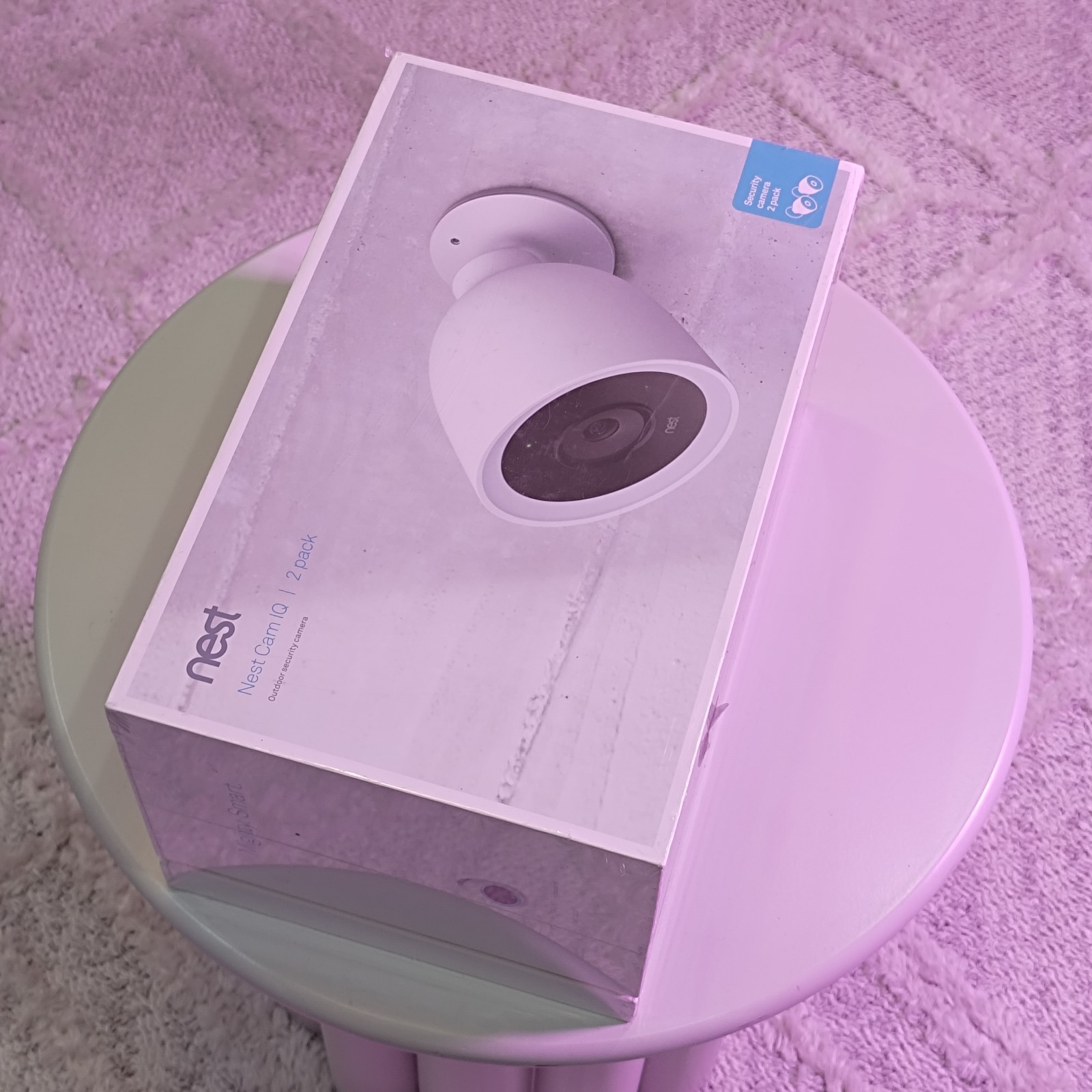 Nest NC4200US Cam IQ Outdoor Smart Security Camera 2-Pack SEALED NEW C213