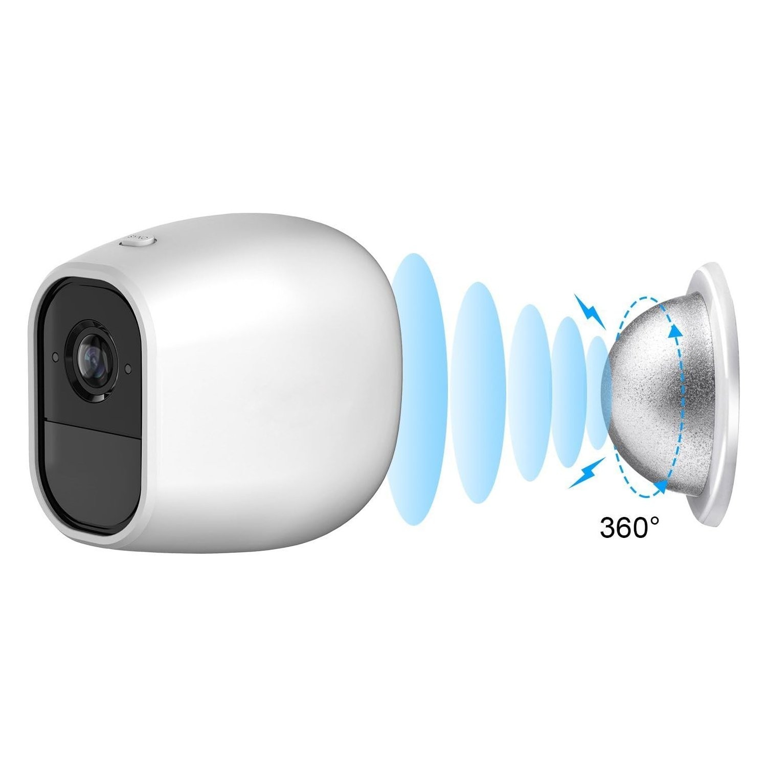 Metal Magnetic Wall Mount for Arlo Pro 2 Cameras 3 Pack White Indoor Outdoor