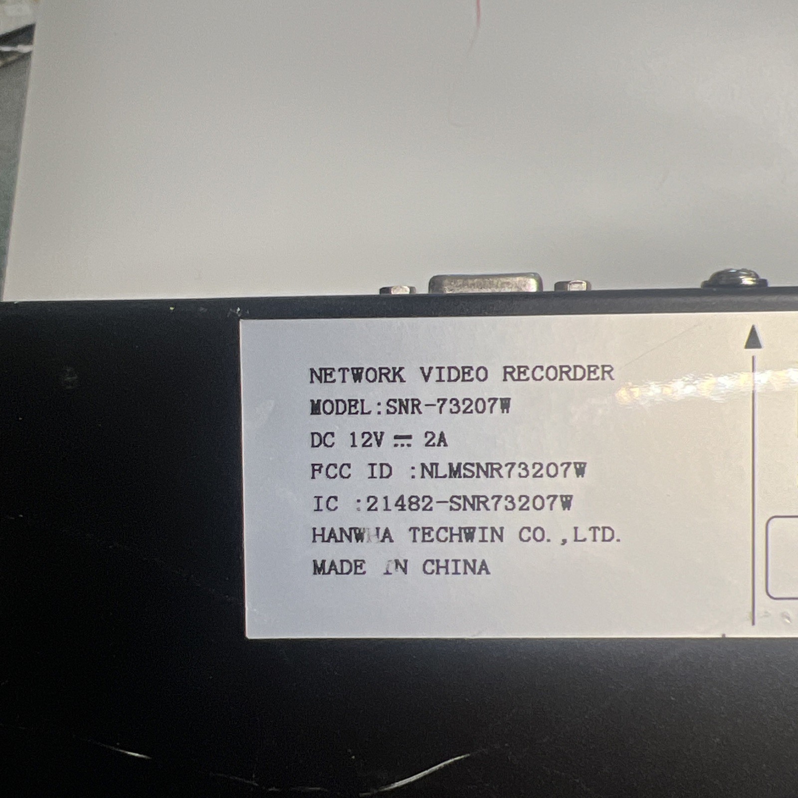 Wisenet SNR-73207W 1080p WIRELESS HD Security System 1TB HD Unknown password