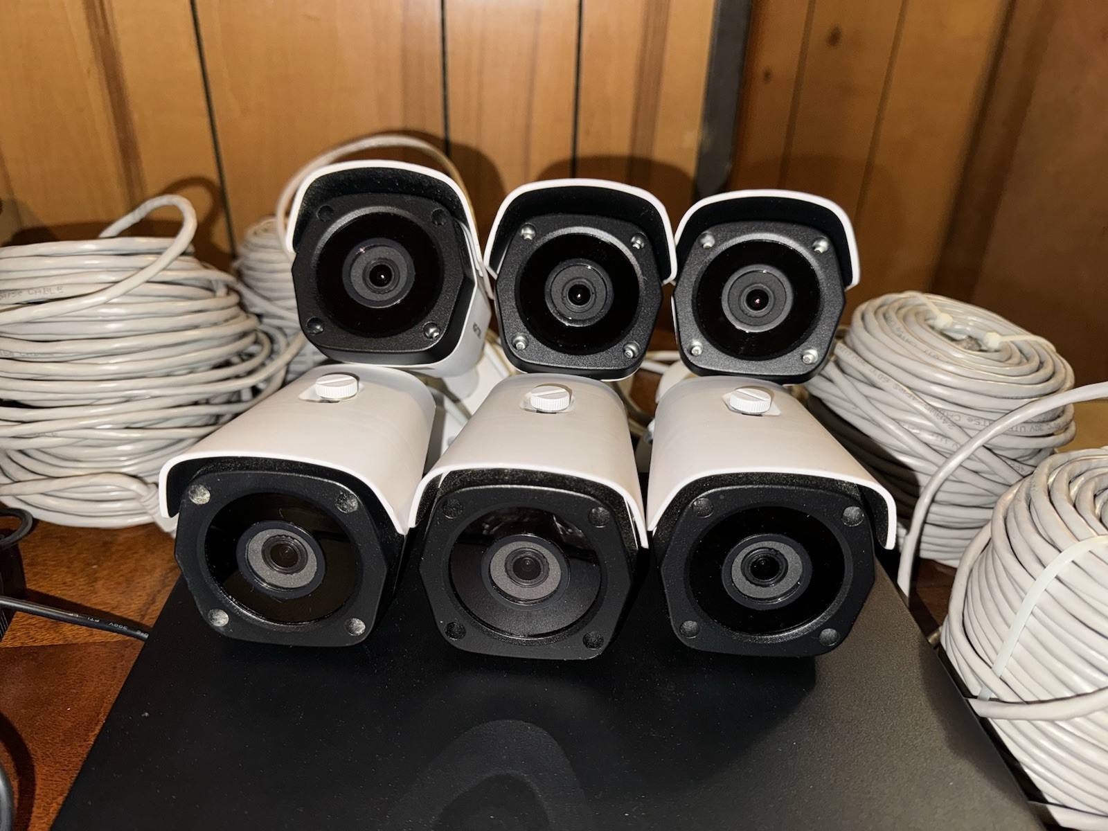 4k Night Owl NVR -ic82-8-jun 2tb Six Cw-ic8-bu-1s Cameras Full Security System.