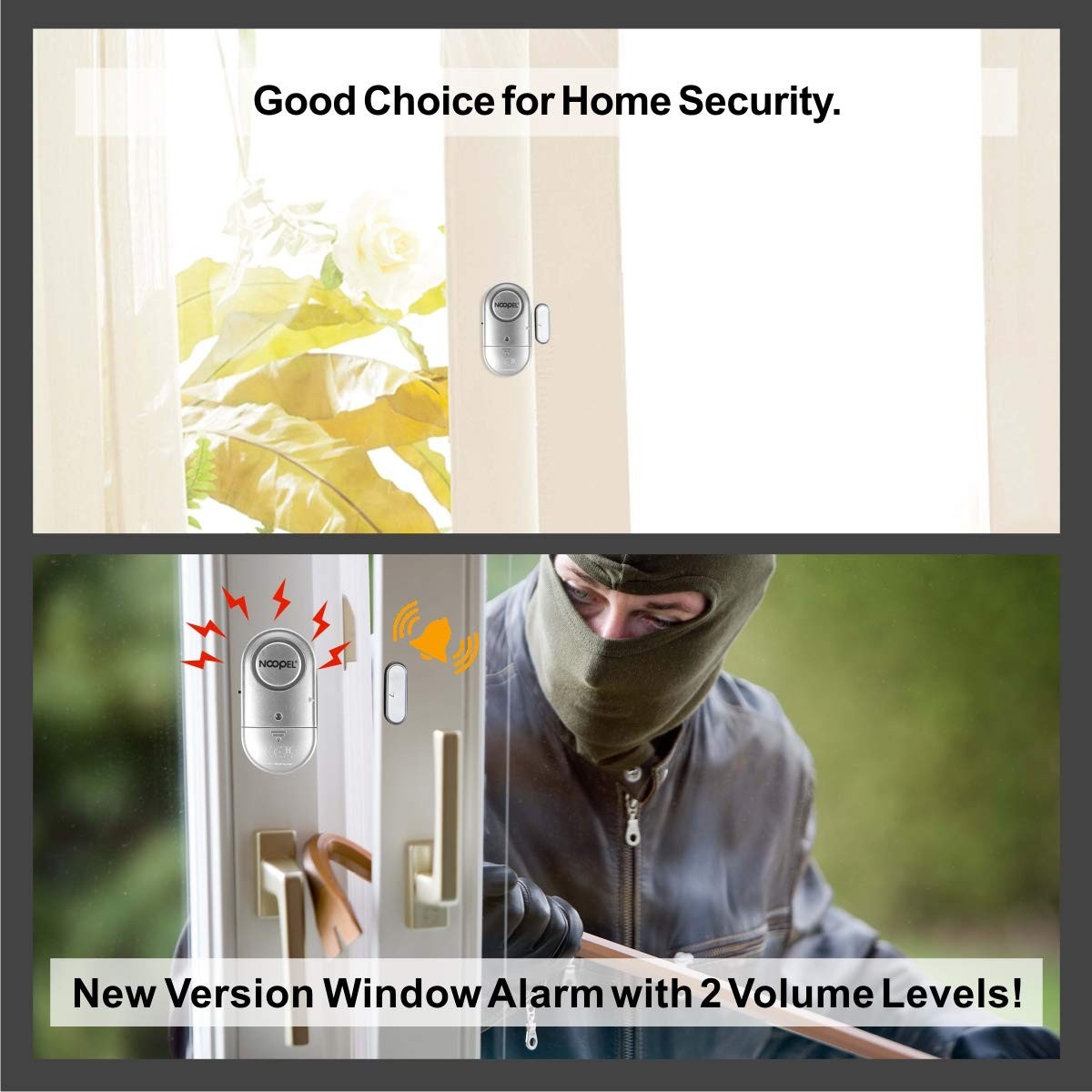Door Alarms When Opened 4 Pack, New Version with Two Volume Levels, Window Al…