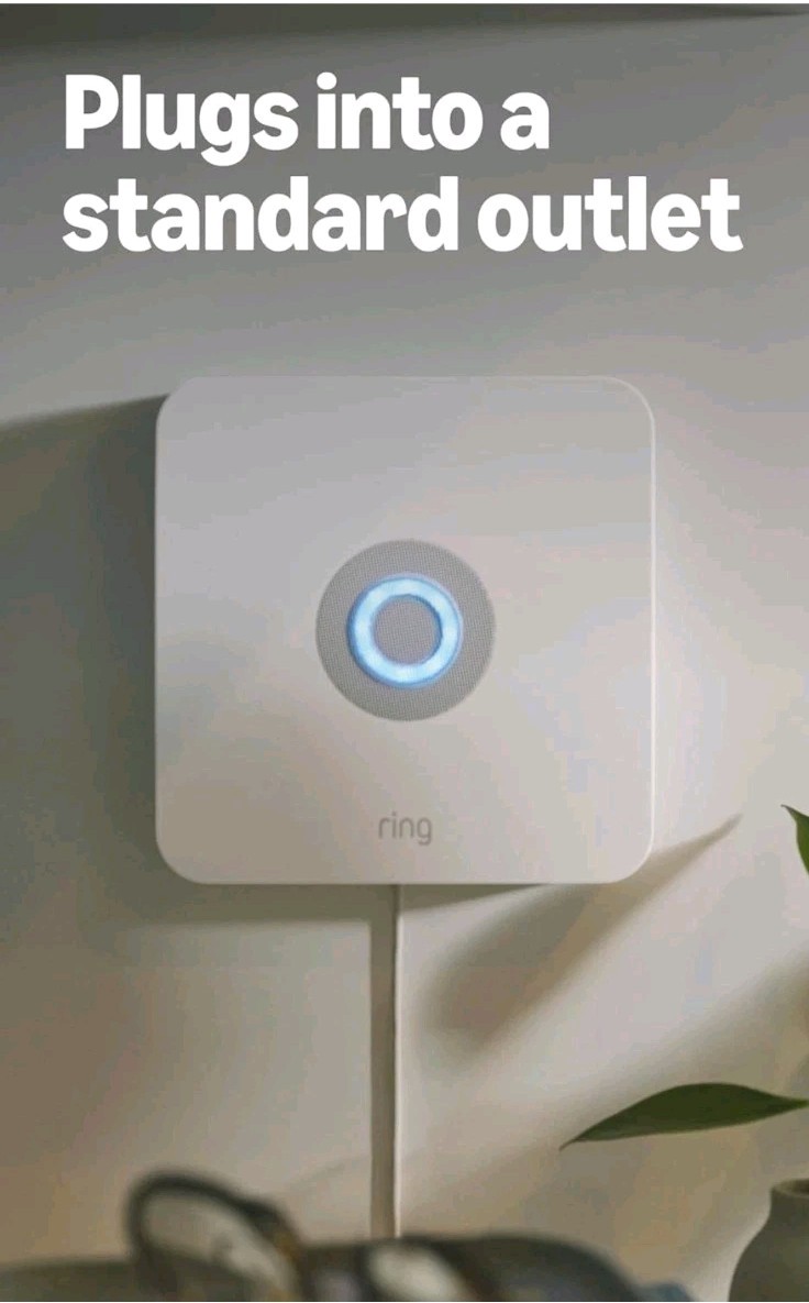 Ring Alarm Base Station (2nd Gen) — 104 dB Siren, Built-in Backup Battery