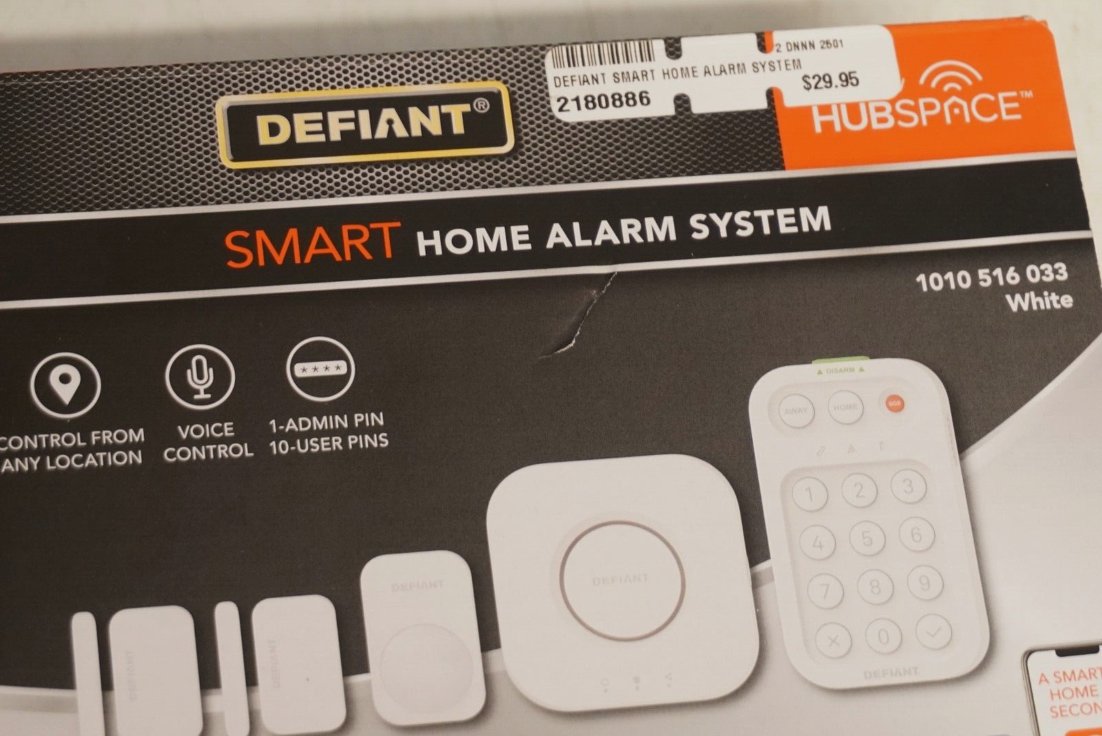 Defiant Smart Home Alarm System with WiFi and Bluetooth Powered by Hubspace