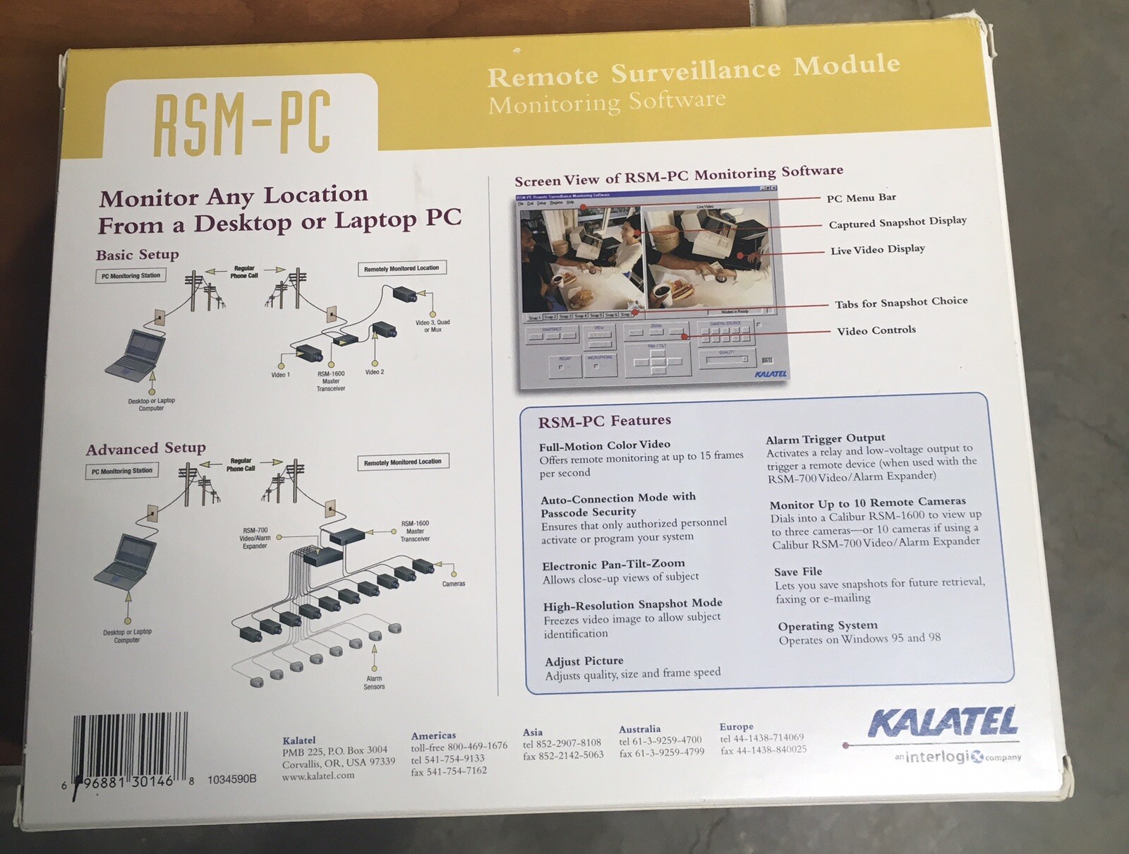3 Calibur Kalatel Remote Surveillance Module RSM-1600/1500 Master Transceivers