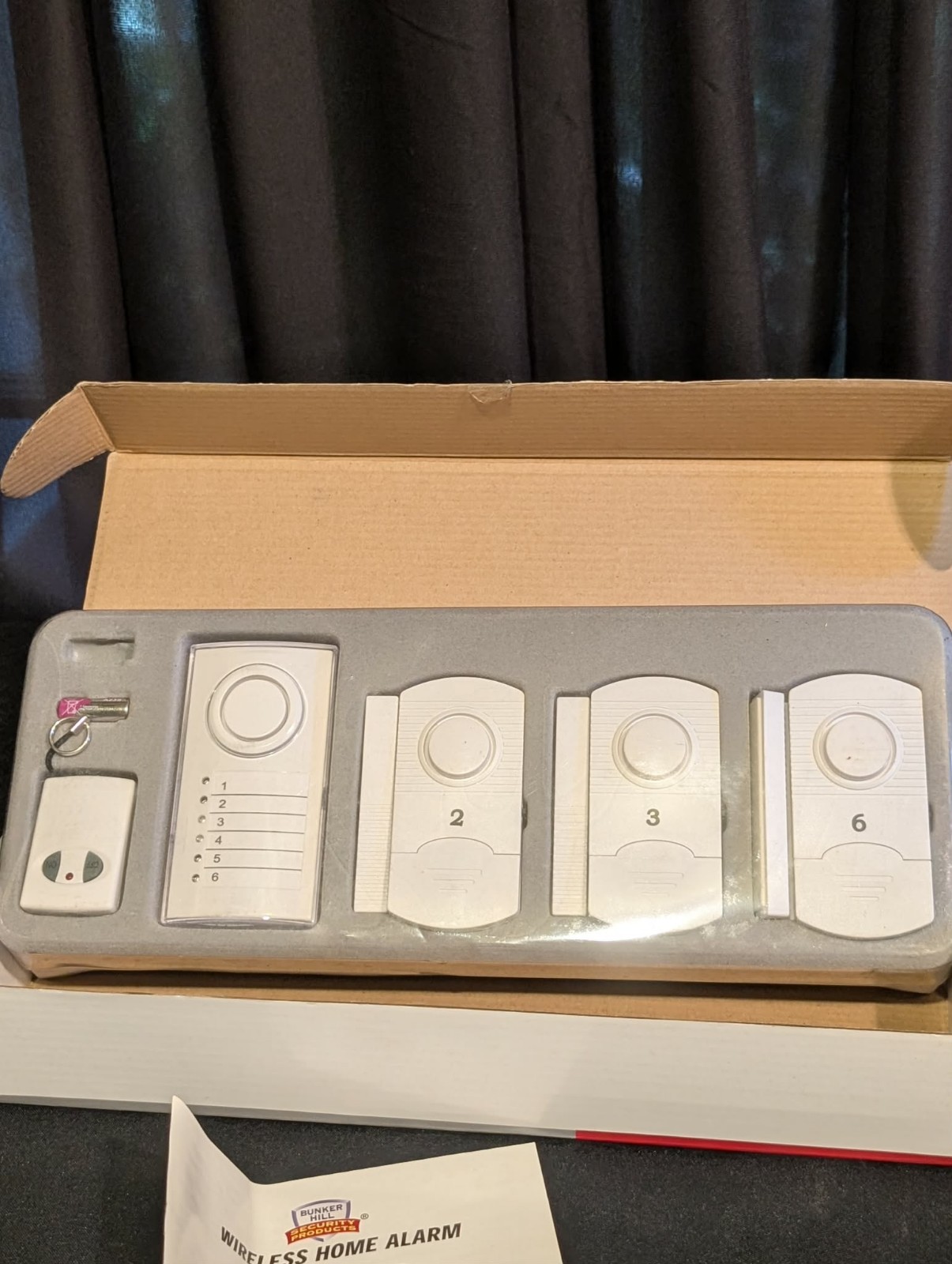 Bunker Hill Security Wireless Home Alarm System with 6 Sensors