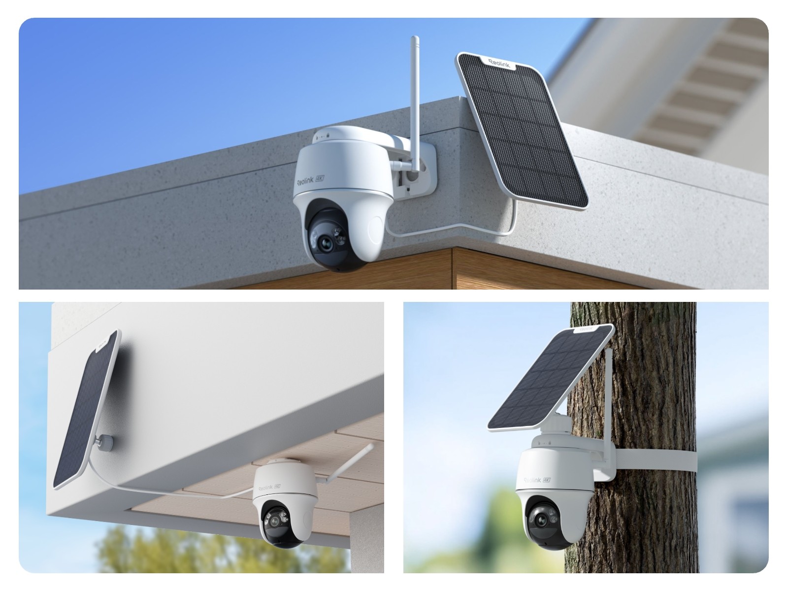 Reolink Argus PT Ultra 4K Battery Solar Wireless Outdoor Wi-Fi Security Camera
