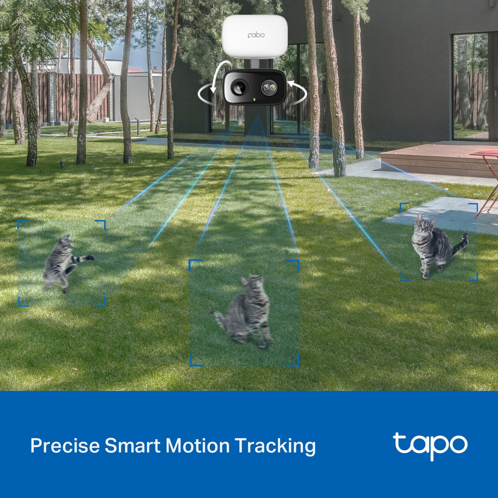 Tapo 1080p Pan/Tilt Indoor/Outdoor Security Camera – Free Person/Baby White