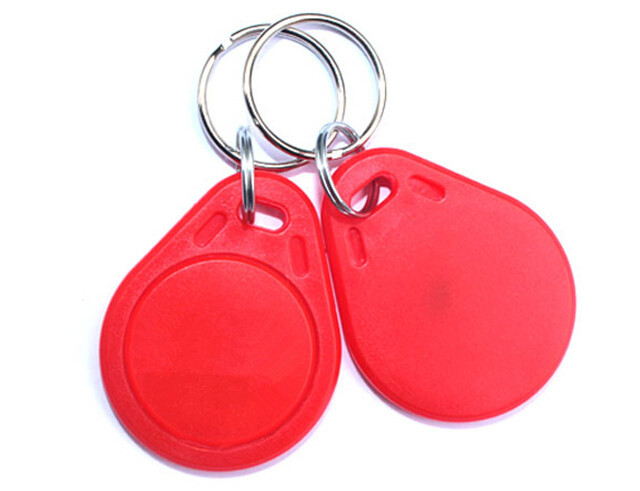 100pcs Thin 26 Bit Proximity Key Fobs Prox Keyfobs Work With 1386 1326 H10301